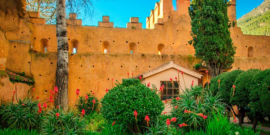 Kasbah-have i medina i Chefchaouen