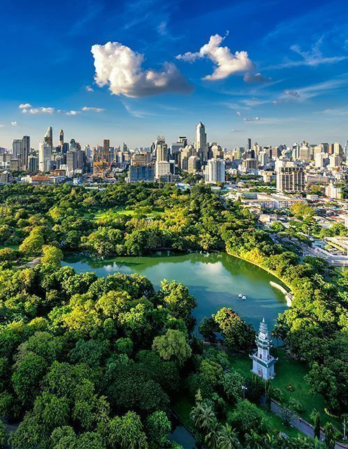 Grøn oase midt i Bangkok